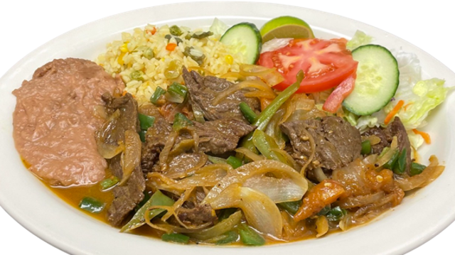 Bistec Encebollado.