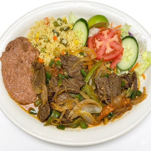 Bistec Encebollado.